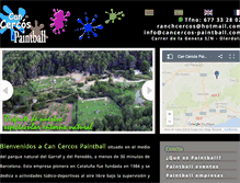 Tablet Screenshot of cancercos-paintball.com